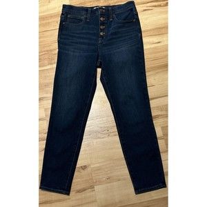 Madewell Jeans Button Fly Women’s Skinny Size 27  High Rise